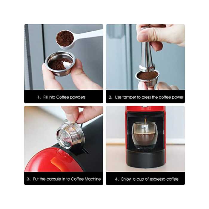 کپسول قهوه قابل شارژ آی کافی لاس مدل Lavazza-Blue La03