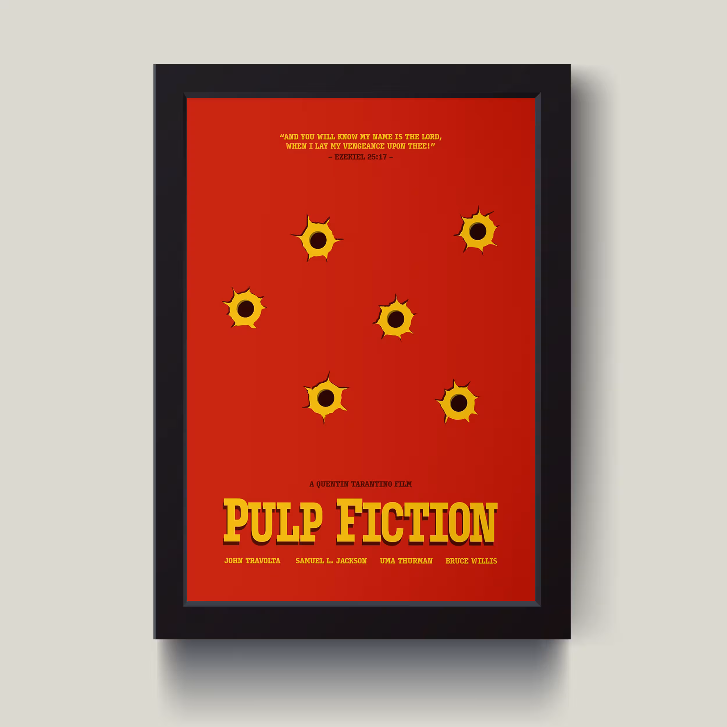 تابلو مدل Minimall Pulp Fiction کد m2416-b