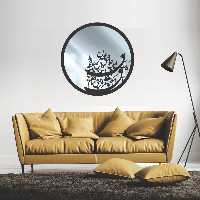 تابلو آینه  مدل کالیگرافی شعر یک آن شد این عاشق شدن 1 | کالا مکس