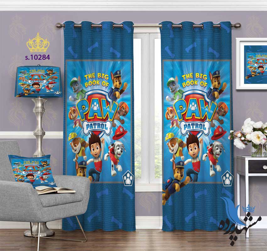 پرده پانچ کودکانه طرح انیمیشن S10284