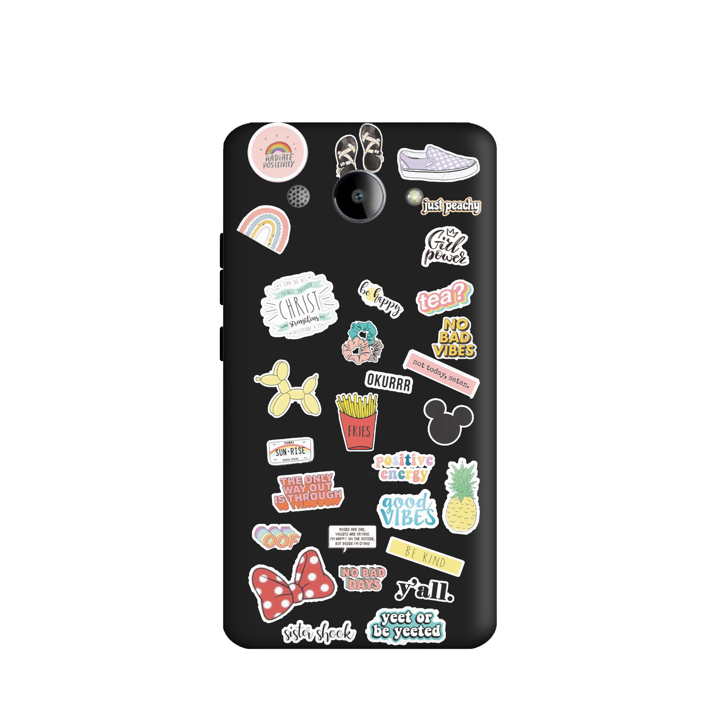 کاور طرح دخترانه فانتزی کد u2050 مناسب برای گوشی موبایل  هوآوی Y3 2017