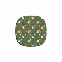 زیر لیوانی ترمه طراحان ایده مدل santa &amp; cooki کد cfp1808