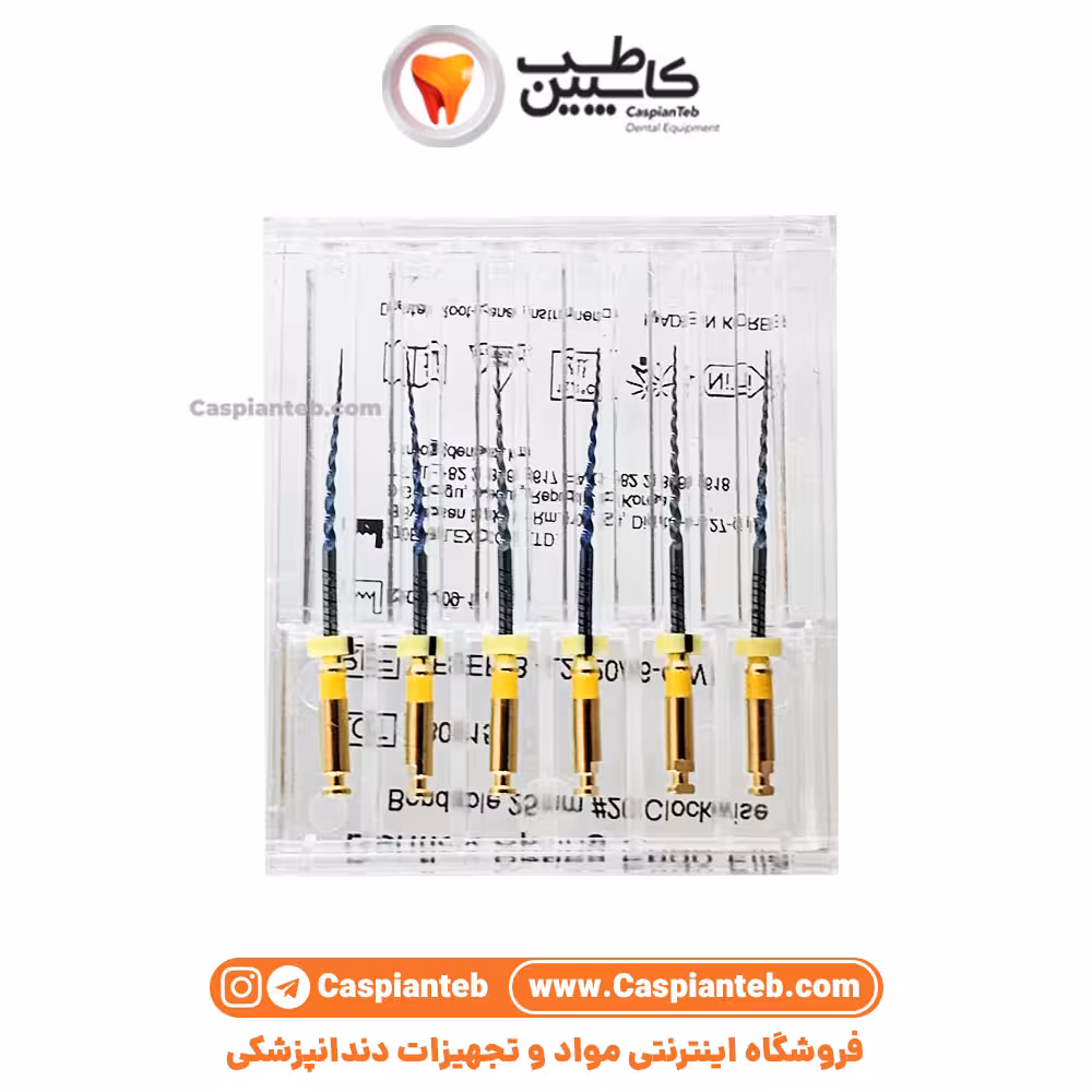 مشخصات، قیمت و خرید فایل روتاری دنفلکس Denflex مدل بلو طول 25 میلیمتر