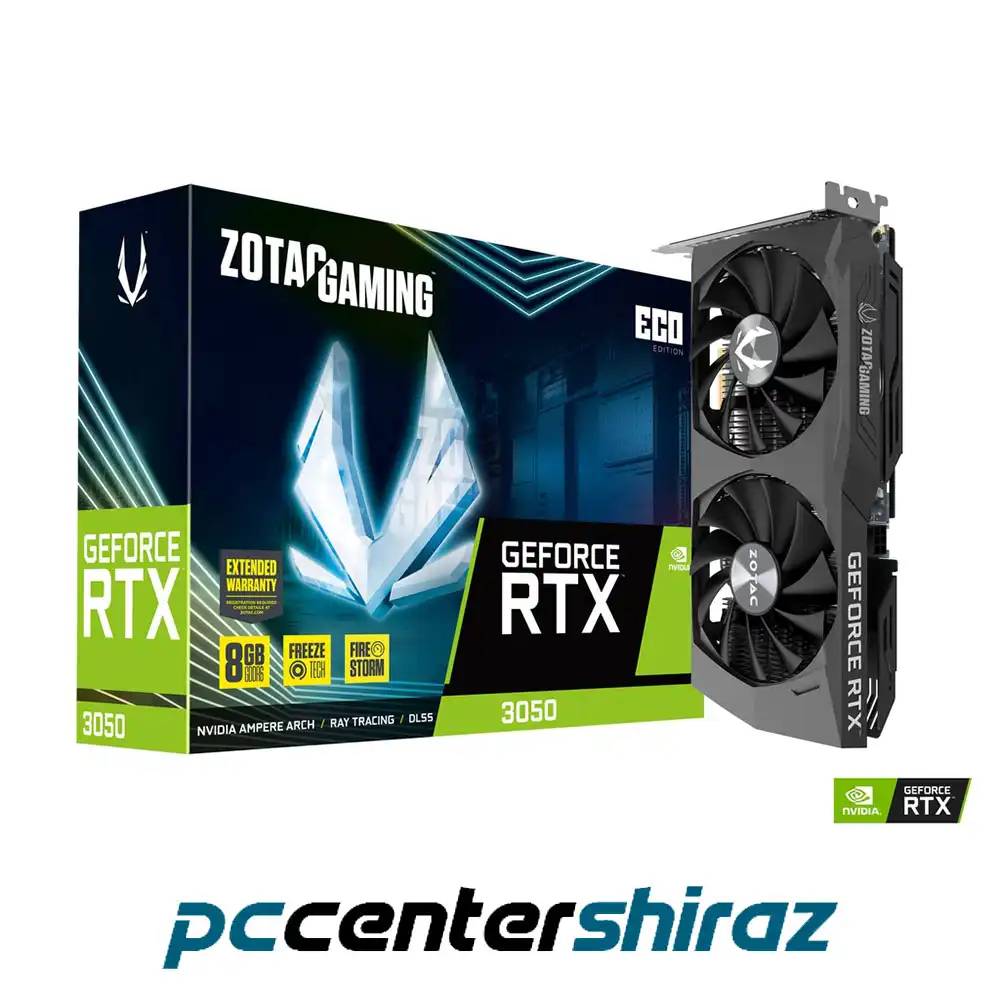 کارت گرافیک زوتک مدل ZOTAC GAMING GeForce RTX 3050 ECO 8GB