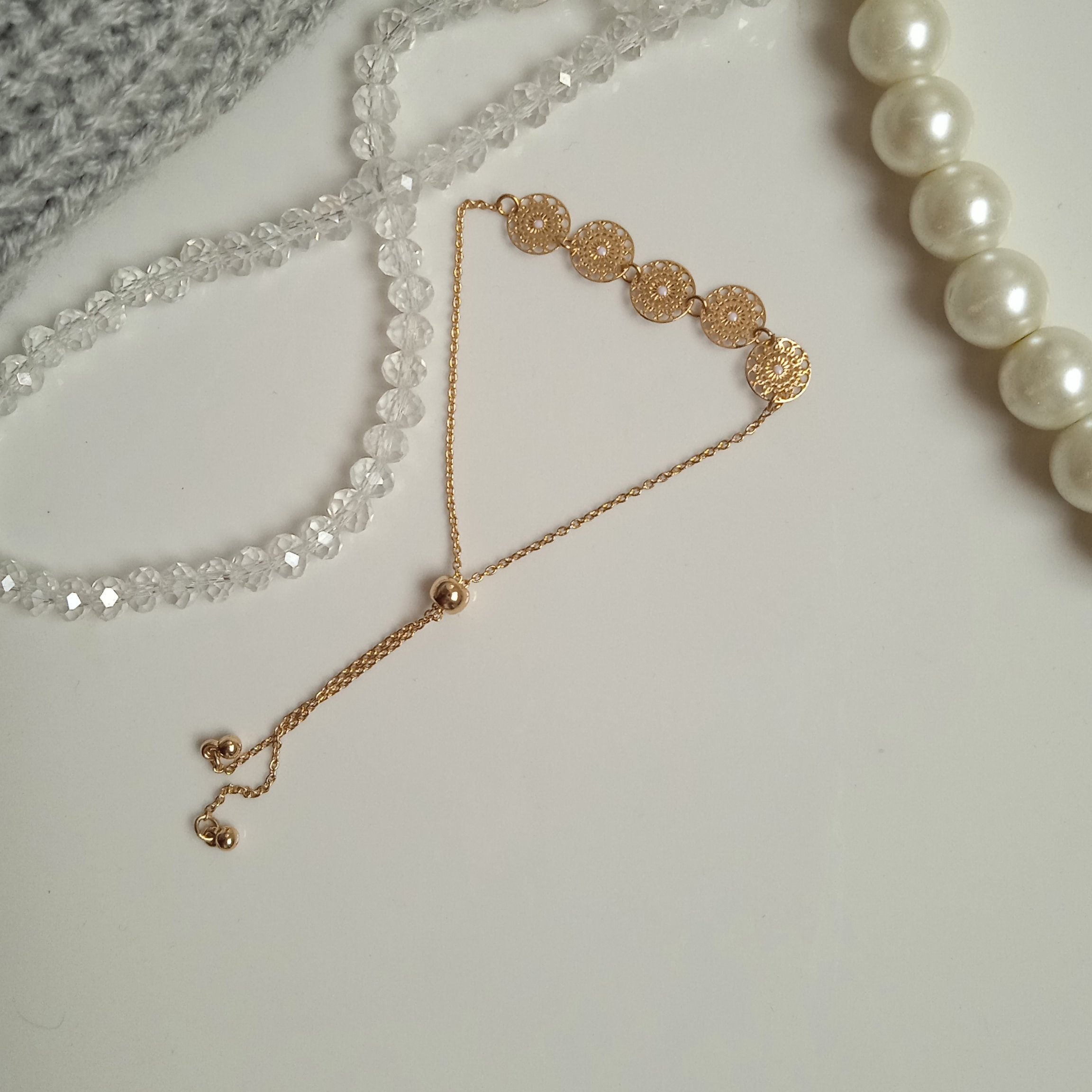 دستبند آسانسوری مینیمال زیبا فری سایز استیل رنگ ثابت