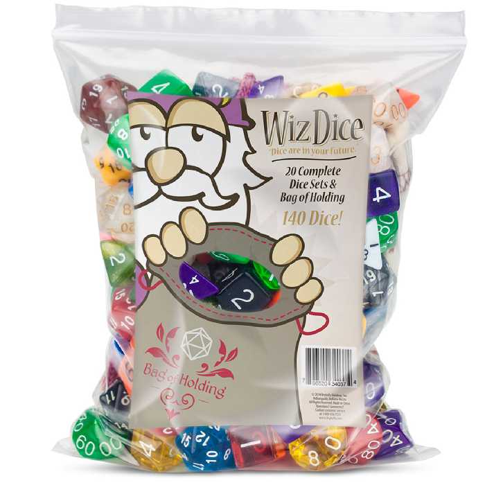 تاس بازی ویز دایس مدل Forbidden Treasure بسته 7 عددی