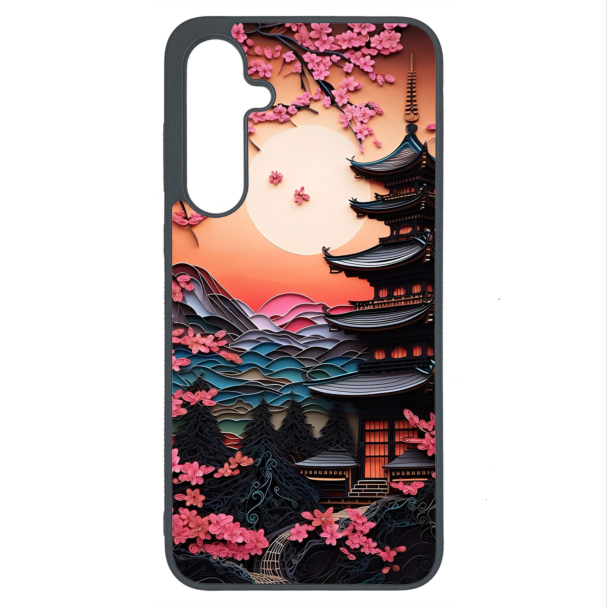 کاور طرح معبد کد G-118 مناسب برای گوشی موبایل سامسونگ Galaxy A35 | دیجی قاب دونی