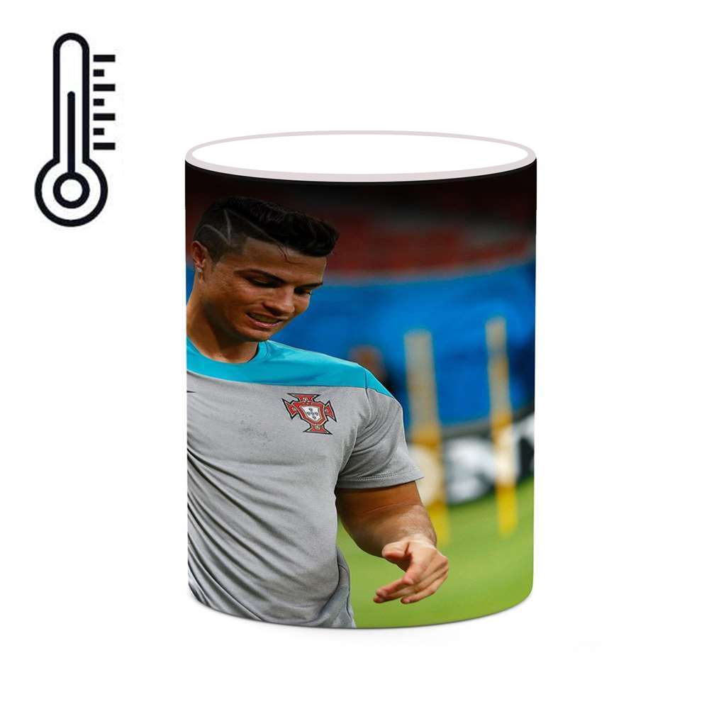 ماگ حرارتی کاکتی طرح کریستیانو رونالدو مدل mgh24842