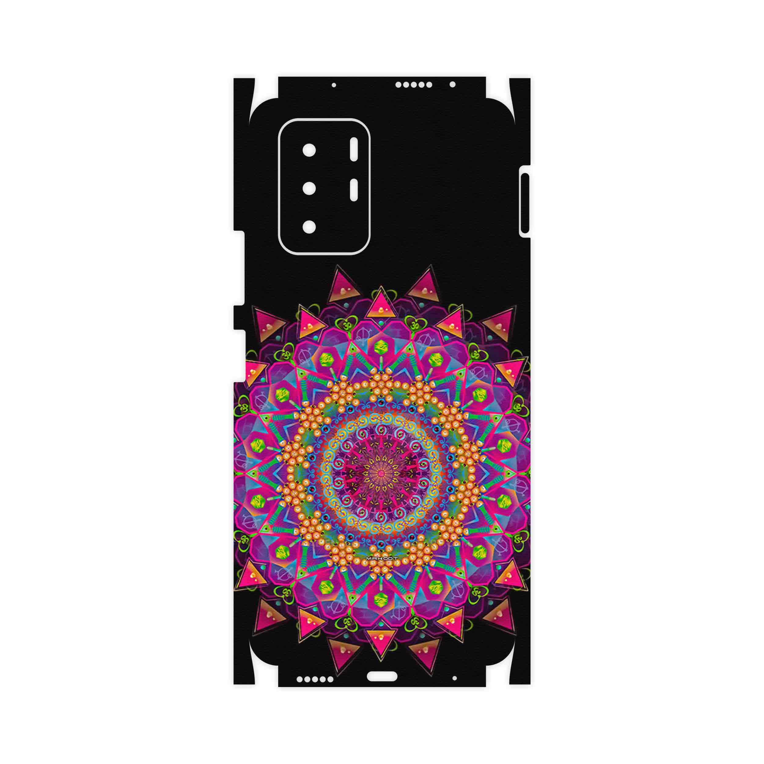 برچسب پوششی ماهوت مدل Mandala Design 5-FullSkin مناسب برای گوشی موبایل شیائومی Redmi Note 10 Pro (China)