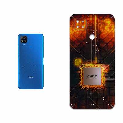 برچسب پوششی ماهوت مدل AMD Brand مناسب برای گوشی موبایل شیائومی Redmi 9C NFC