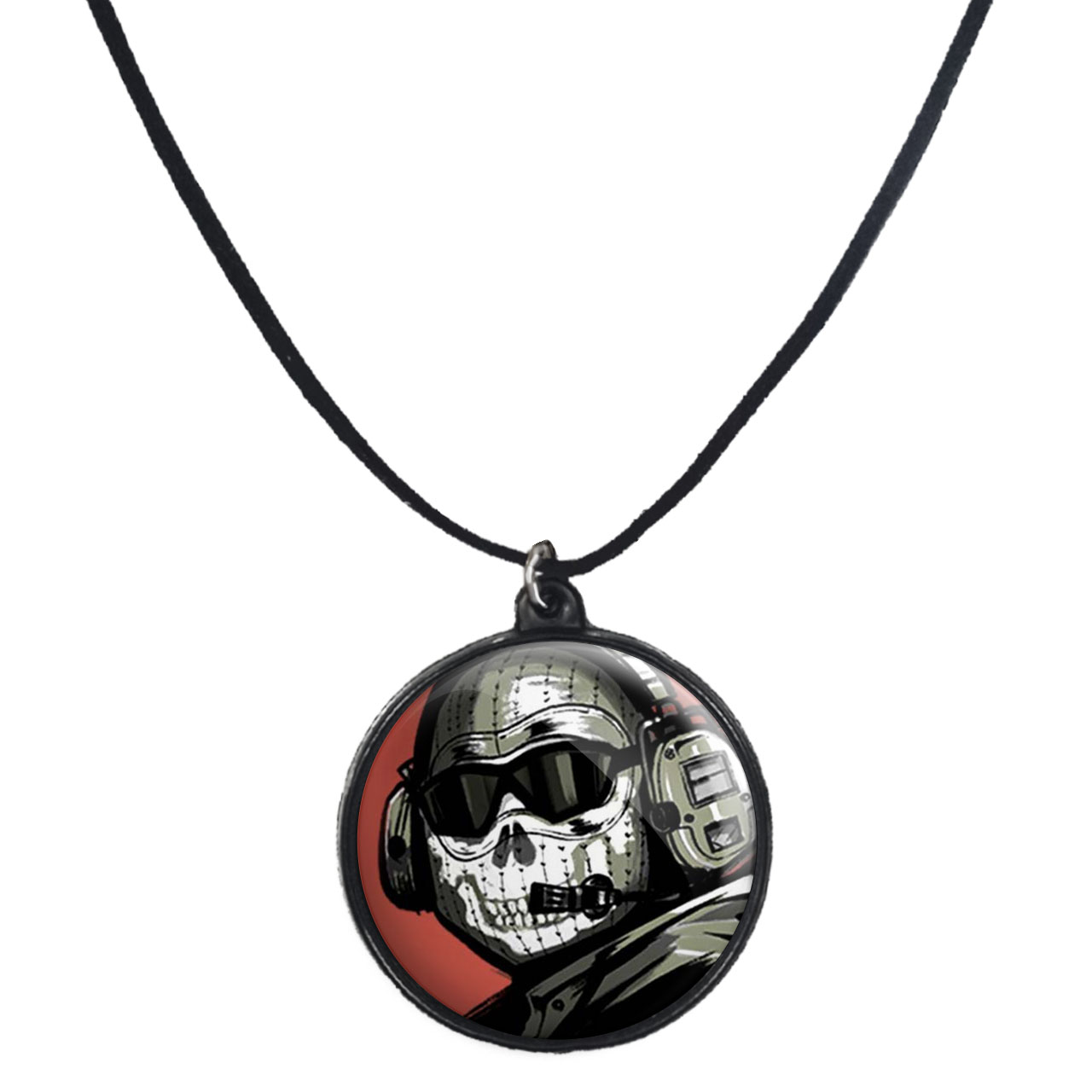 گردنبند پرمانه طرح call of duty کد pmb.7524 مدل دو طرفه