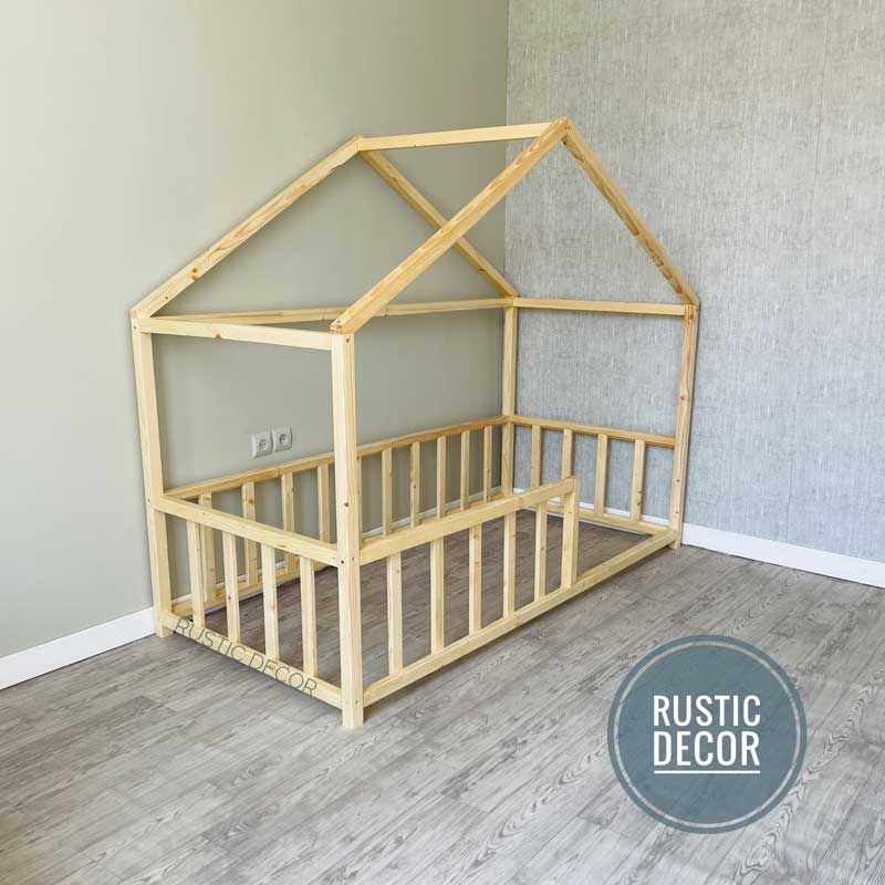 تخت خواب نوجوان مونته سوری روستیک دکور مدل BZ201 (پس کرایه)