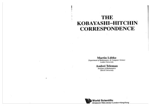 خرید و دانلود نسخه کامل کتاب The Kobayashi-Hitchin Correspondence