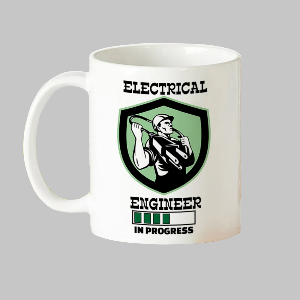 ماگ طرح دانشجو مهندسی برق