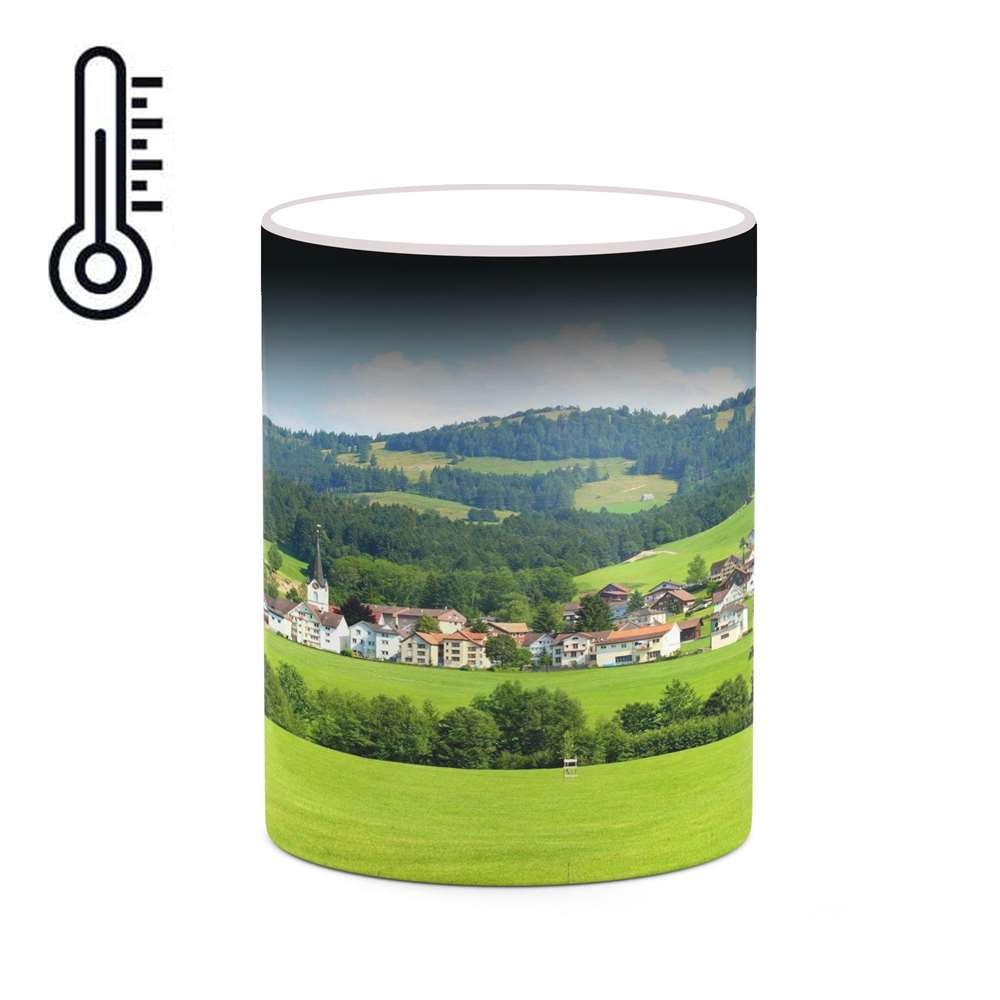 ماگ حرارتی کاکتی طرح منظره مدل mgh18330