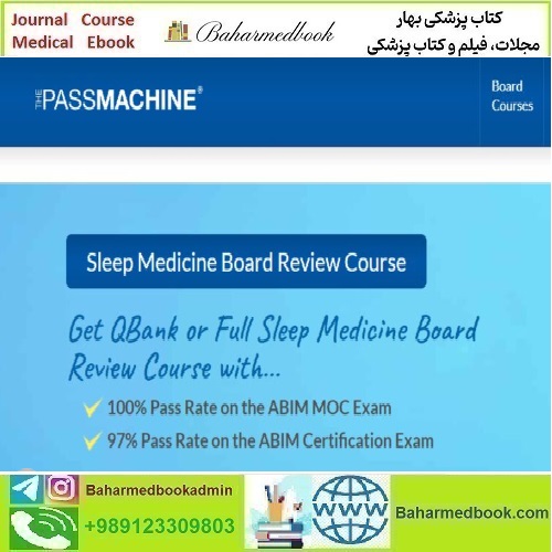 Passmachine Sleep Medicine Comprehensive Le