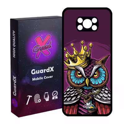 کاور گارد ایکس طرح Owl مدل Glass10081 مناسب برای گوشی موبایل شیائومی Poco X3 Pro