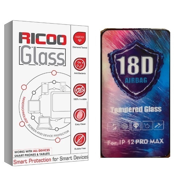 محافظ صفحه نمایش ریکوو مدل AIRBAG مناسب برای گوشی موبایل اپل iPhone 12 pro max | کالا برتری