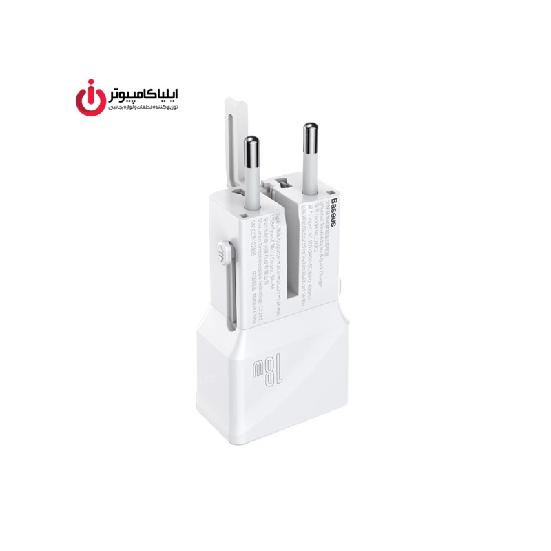 شارژر دیواری سریع تک پورت بیسوس مدل CCTY-02