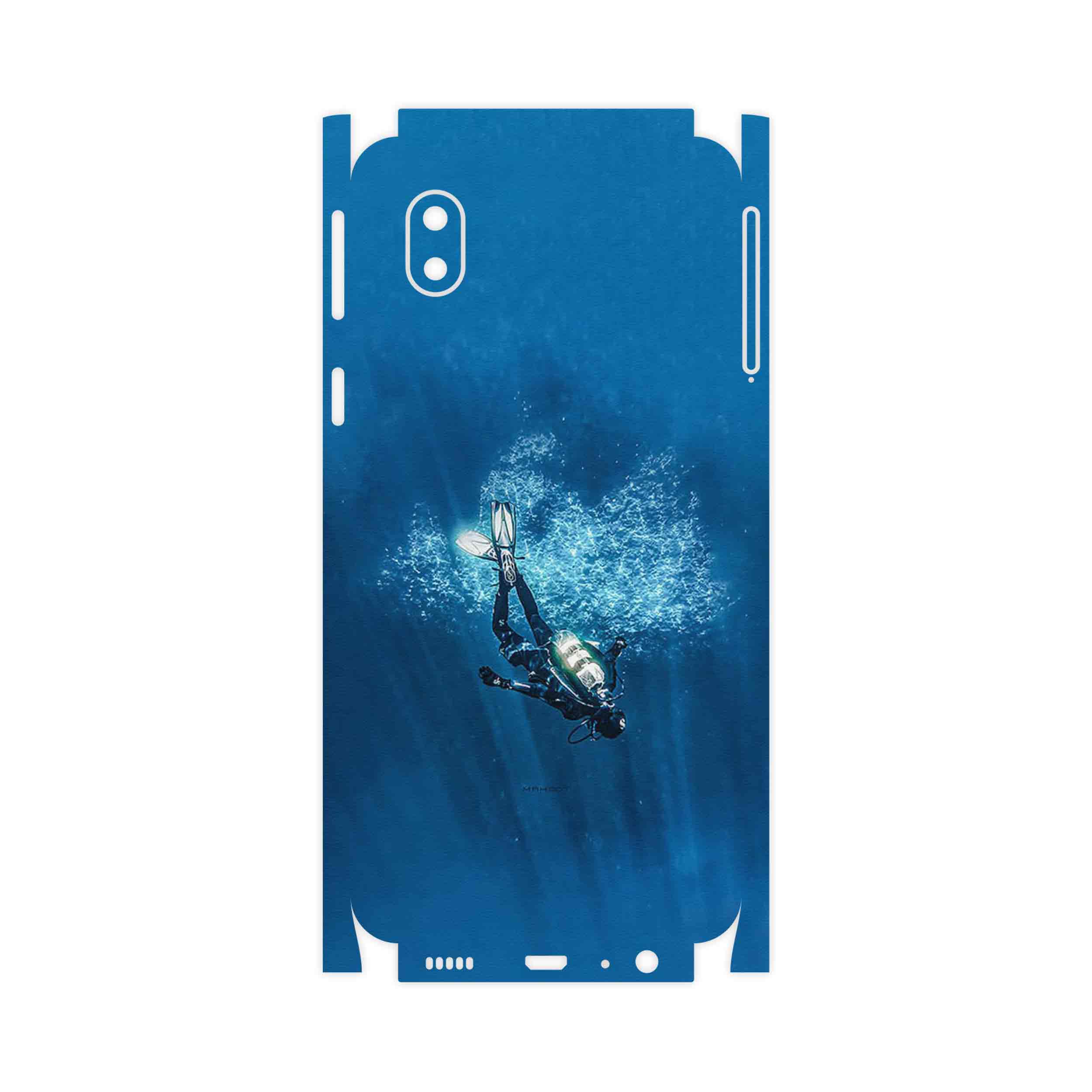 برچسب پوششی ماهوت مدل Scuba_Diving-FullSkin مناسب برای گوشی موبایل سامسونگ Galaxy A01 Core