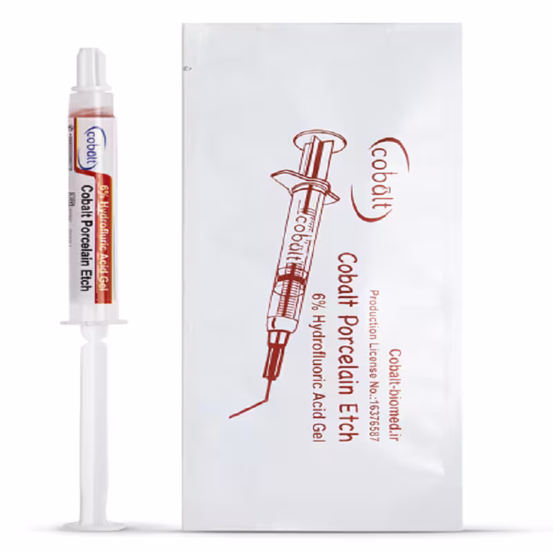 اسید HF کبالت Cobalt Porcelain Etch - فروشگاه اینترنتی مواد و تجهیزات دندانپزشکی