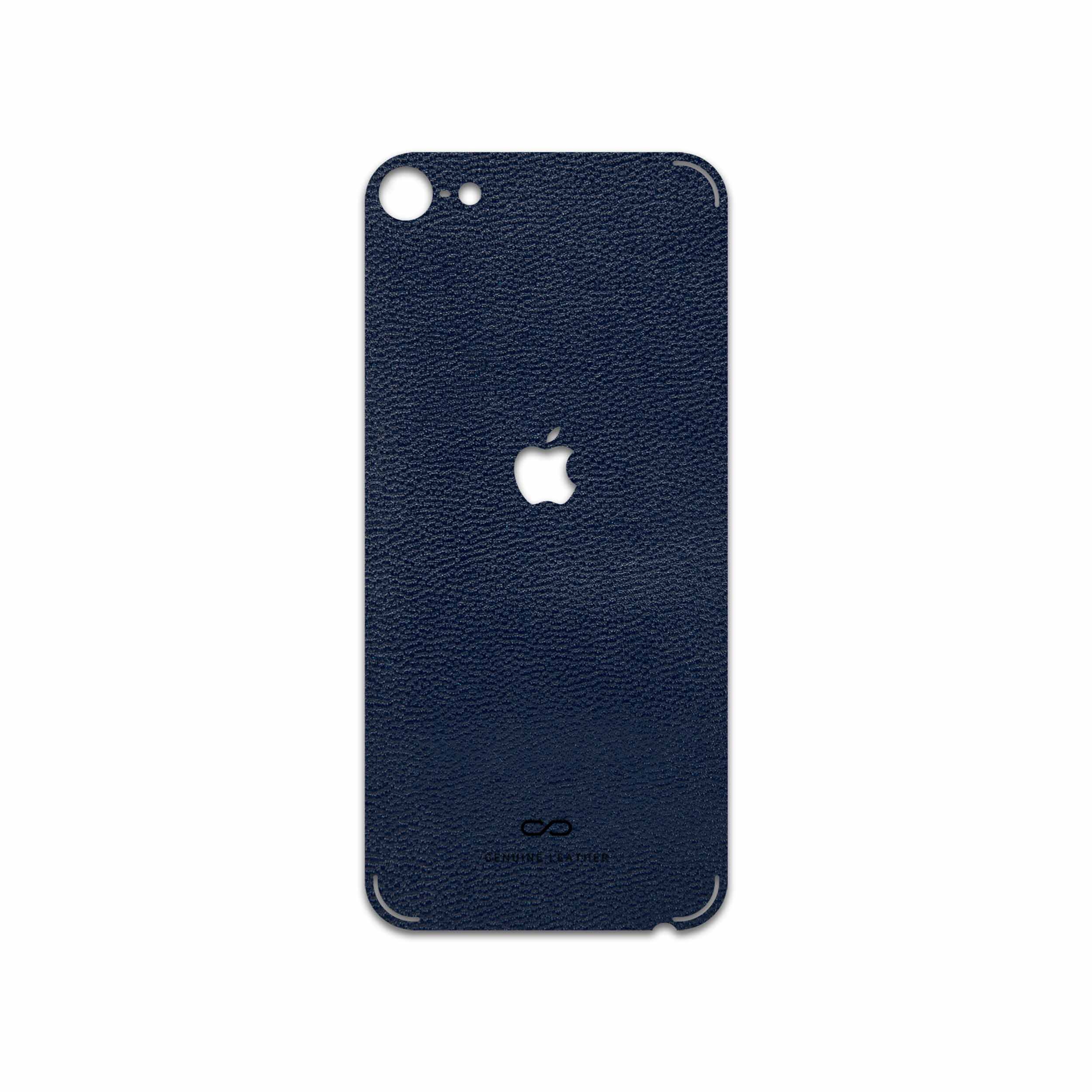 برچسب پوششی ماهوت مدل Deep-Blue-Leather مناسب برای گوشی موبایل اپل iPod touch 6th generation