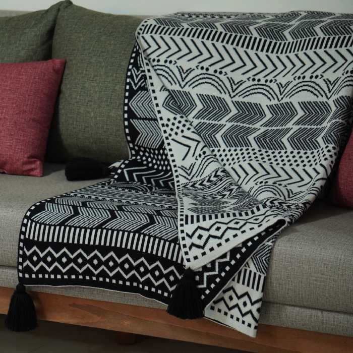 شال مبل و تخت مدل Boho C سایز 130x200 سانتیمتر