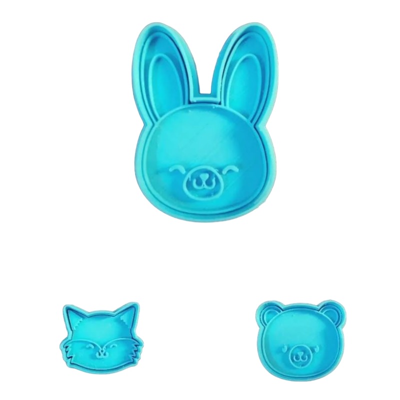 کاتر شیرینی پزی مدل حیوانات 1 بسته 3 عددی