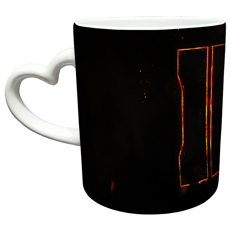 ماگ مدل دسته قلبی طرح بازی کال آف دیوتی call of duty کد 86