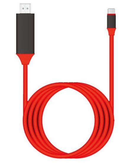 قیمت و خرید کابل تبدیل USB-C به HDMI جهت اتصال گوشی های دارای درگاه USB Type-C به تلویزیون - 2 متر - برین تک
