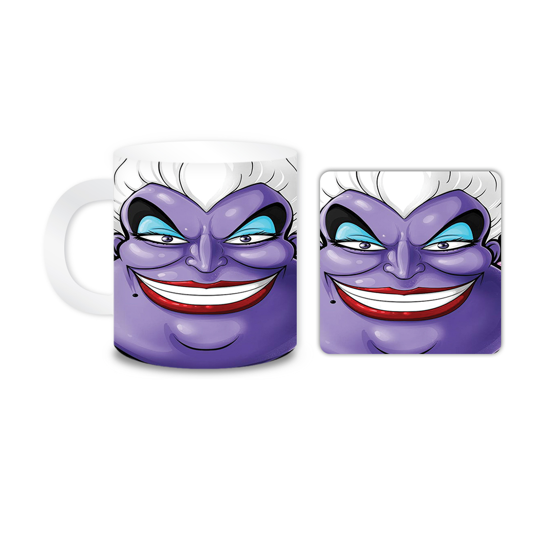 ماگ مدل چهره کد 1477 به همراه زیر لیوانی