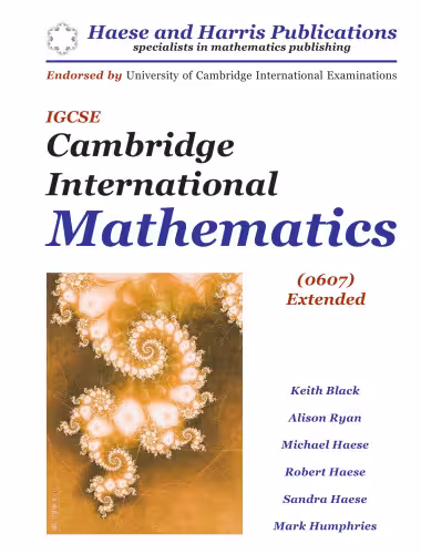 خرید و دانلود نسخه کامل کتاب IGCSE Cambridge International Mathematics: 0607 Extended
