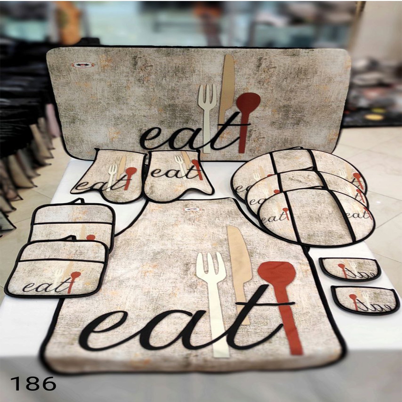 سرویس دم کنی عروس 11 پارچه آشپزخانه KH کد 186 (دمکنی)