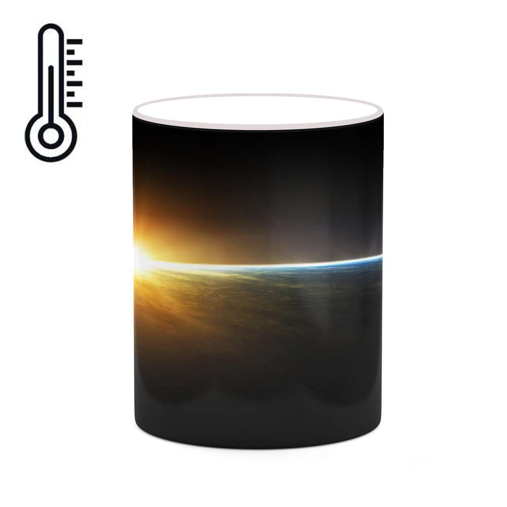 ماگ حرارتی کاکتی طرح فضا و کهکشان مدل mgh19984