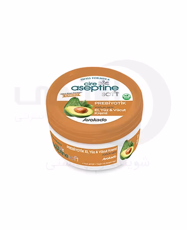 کرم مرطوب کننده دست -صورت و بدن Aseptine حجم 30 میل آووکادو - فروشگاه اینترنتی افخمی