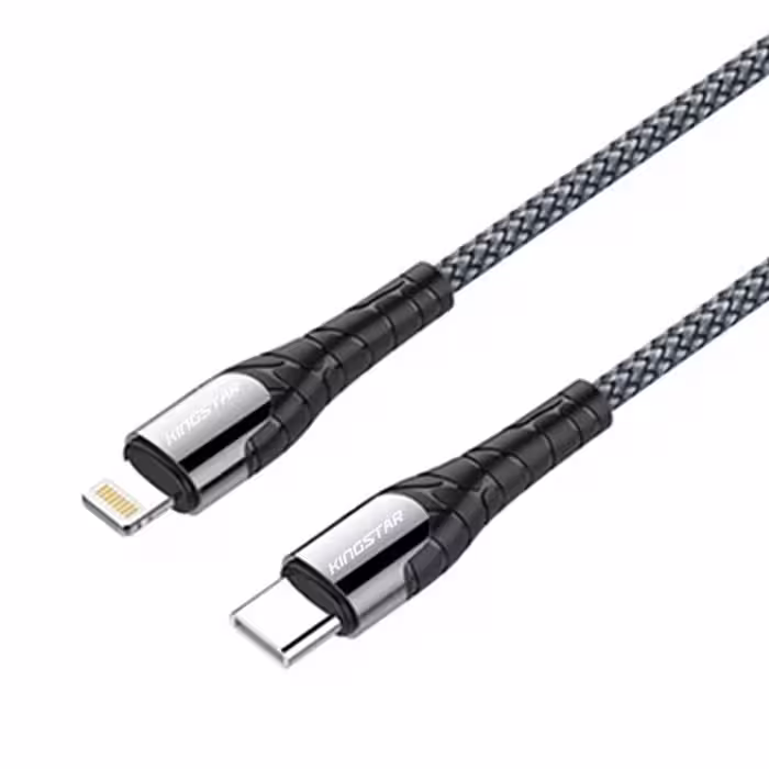 کابل تبدیل USB-c به لایتنینگ کینگ استار مدل K351ic طول 1 متر