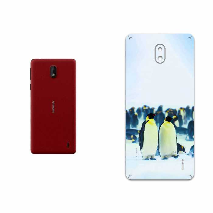 برچسب پوششی ماهوت مدل Penguin مناسب برای گوشی موبایل نوکیا 1 Plus