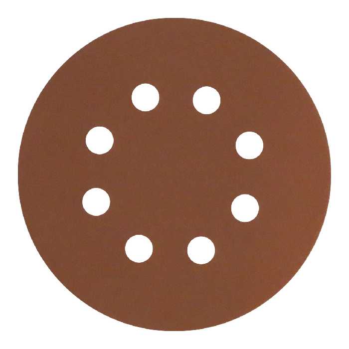 سنباده پشت کرکی استارک 12.5 سانتی متری زبری 180 مدل C125P180H8 بسته 10 عددی