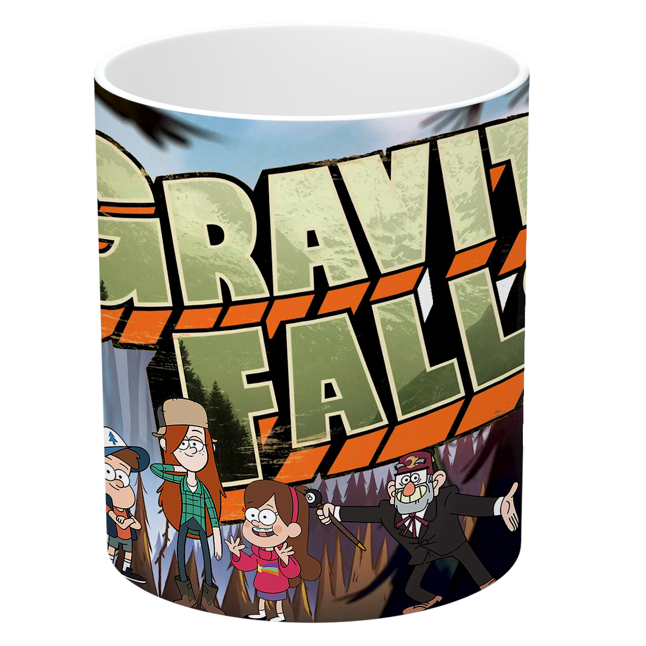 ماگ طرح انیمیشن آبشار جاذبه مدل NI2904