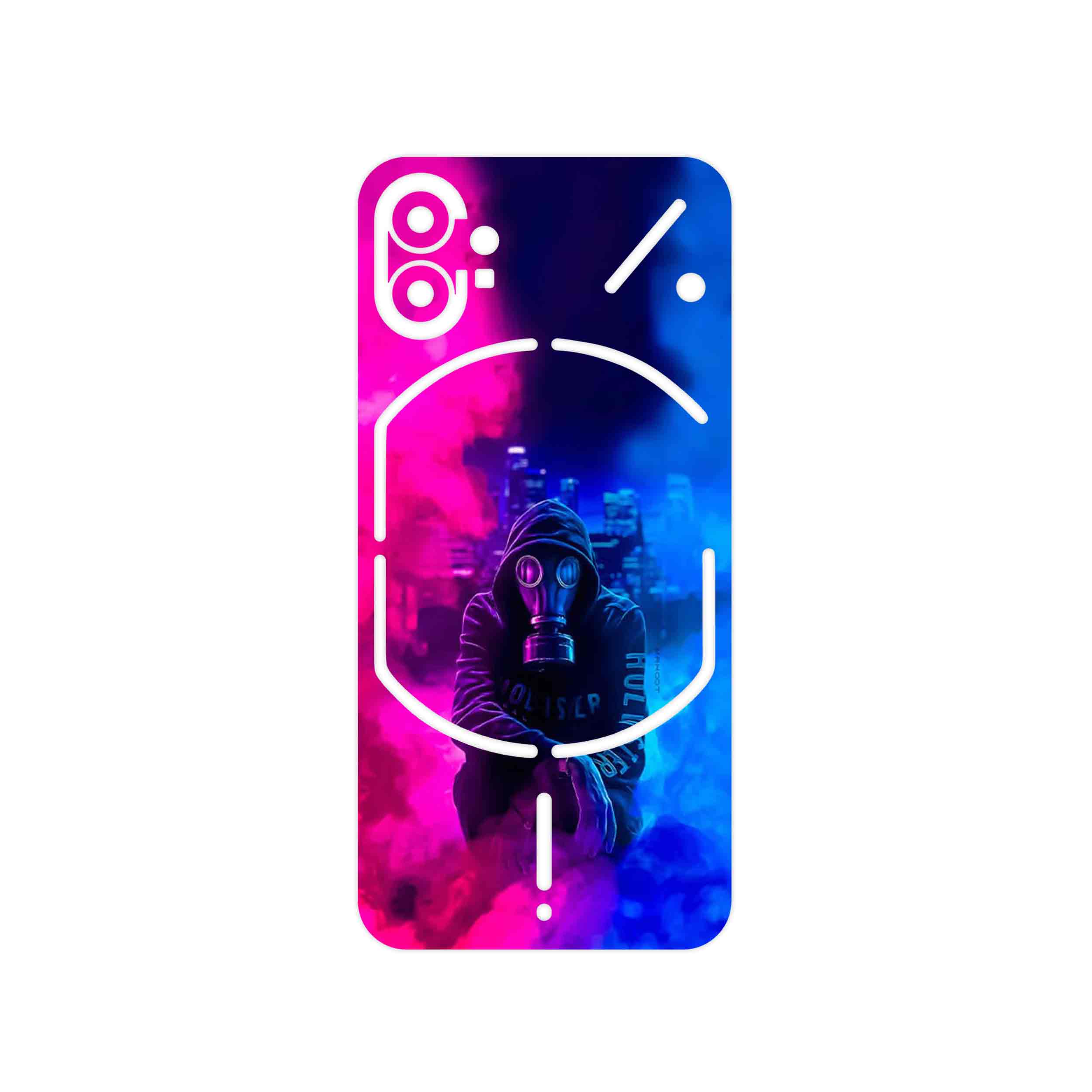 برچسب پوششی ماهوت مدل Smoke Rainbow Digital Art 2 مناسب برای گوشی موبایل ناتینگ Phone 1