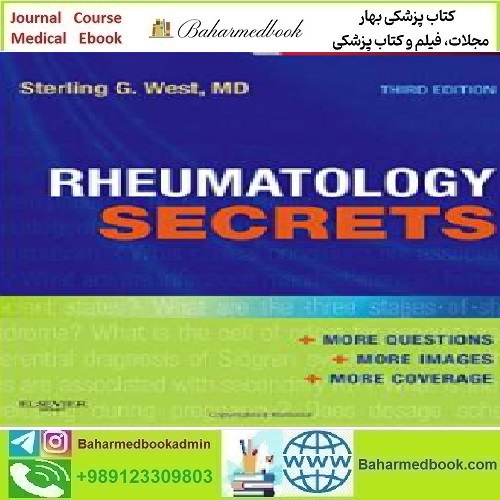 West Rheumatology Secrets 2015 TRUE PDF price 1€ - کتاب پزشکی بهار