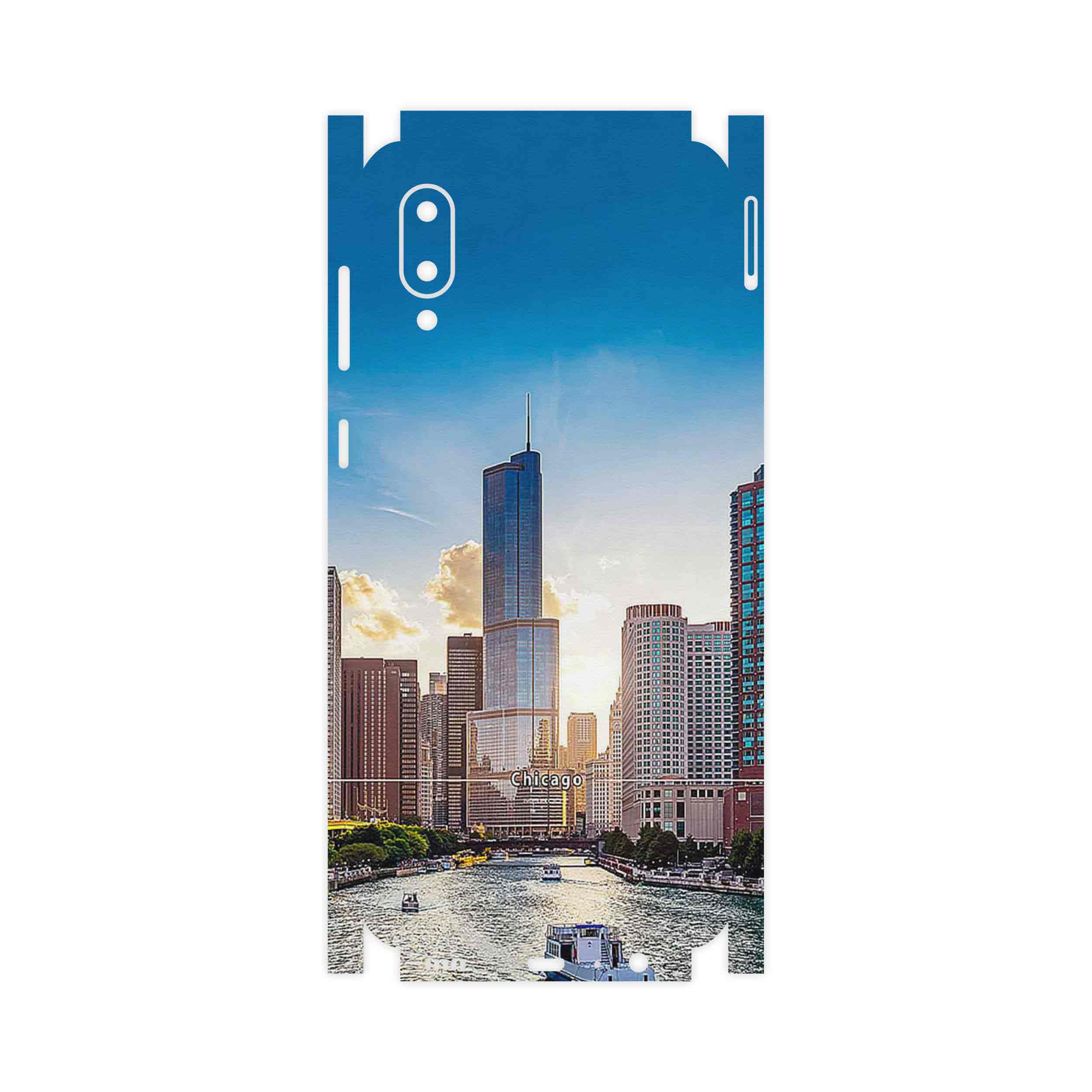 برچسب پوششی ماهوت مدل City of Chicago-FullSkin مناسب برای گوشی موبایل سامسونگ Galaxy A02