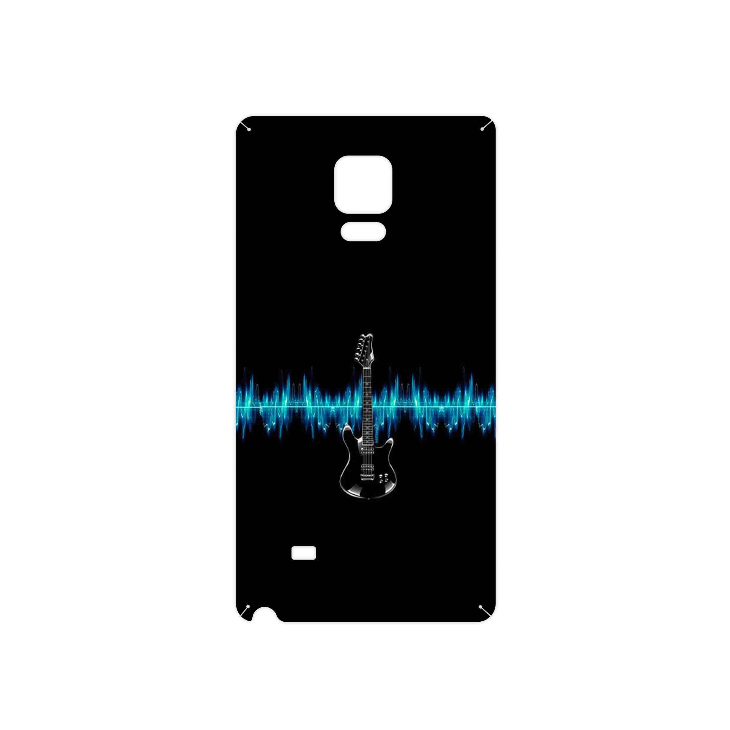 برچسب پوششی ماهوت مدل Electric Guitar مناسب برای گوشی موبایل سامسونگ Galaxy Note Edge