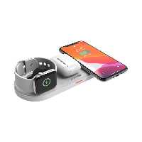 شارژر وایرلس 4 کاره پرودو 27 وات مدل Porodo PD-FWCH001 4-IN-1 Slim Wireless Charger Base 27W