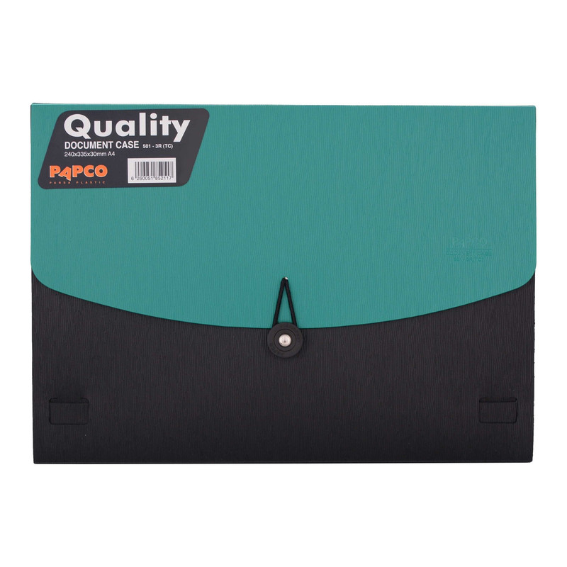 کیف بایگانی مدارک پاپکو مدل دو رنگ کد S501 | چاوه