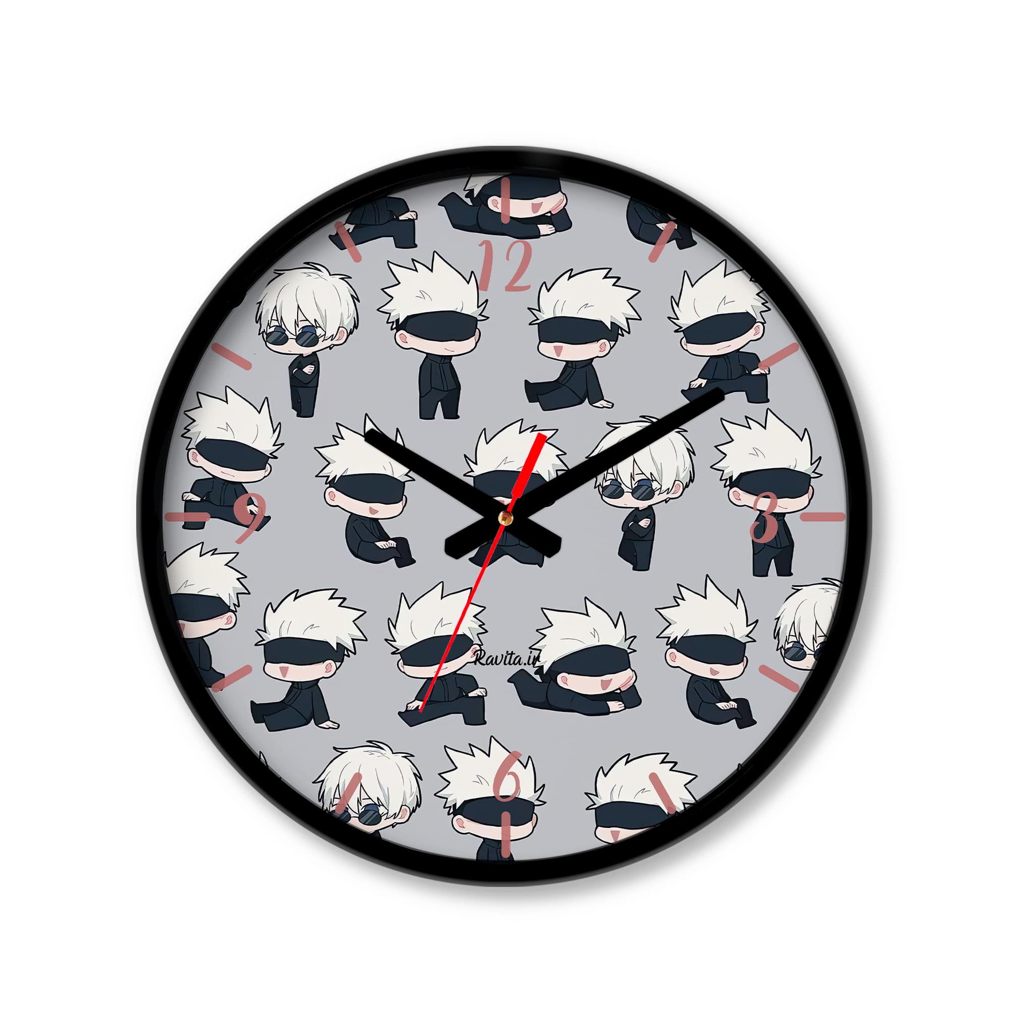 ساعت‌ دیواری رومیزی راویتا طرح جوجوتسو کایسن کد 3540