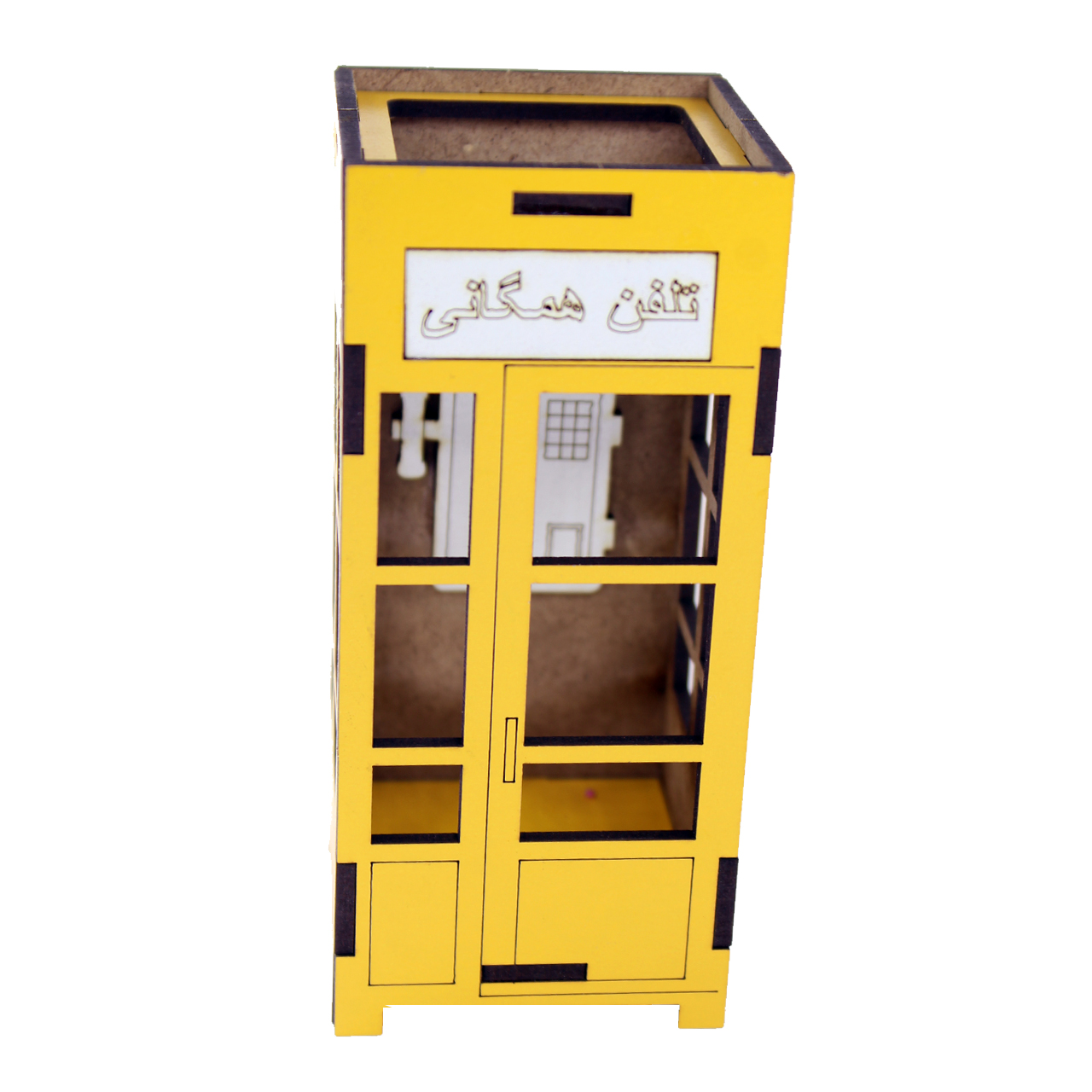 جامدادی رومیزی طرح باجه تلفن 