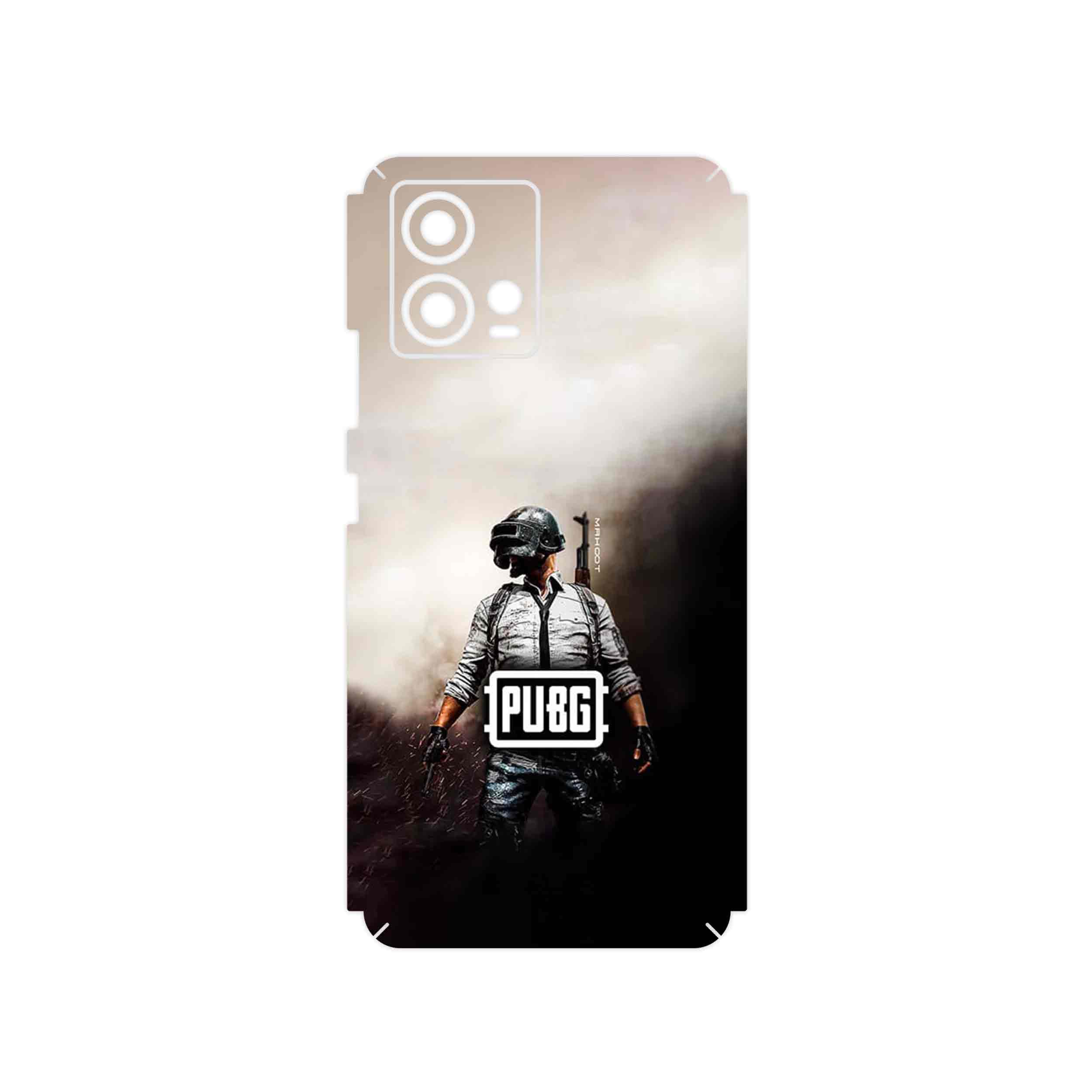 برچسب پوششی ماهوت مدل PUBG مناسب برای گوشی موبایل موتورولا Edge 30 Fusion