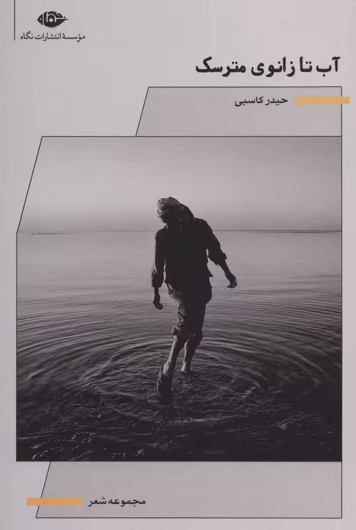 آب تا زانوی مترسک (مجموعه شعر) - ناشربوک | خرید آنلاین کتاب