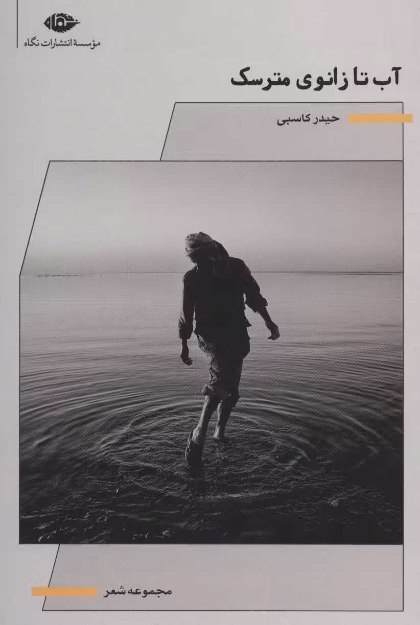 آب تا زانوی مترسک (مجموعه شعر) - ناشربوک | خرید آنلاین کتاب